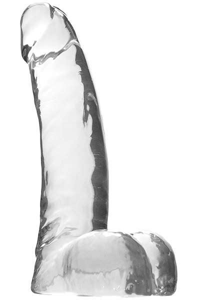 Kjøp Crystal Pleasures Dildo Clear 15 cm ekspresslevering