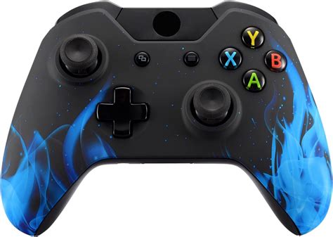 Extremerate Blue Flame Soft Touch Grip Front Housing Shell Faceplate