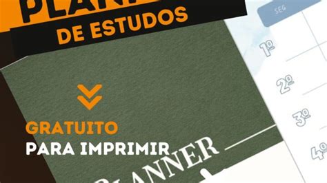 Arquivos Planner De Estudos Semanal Para Imprimir Modelo De Agenda