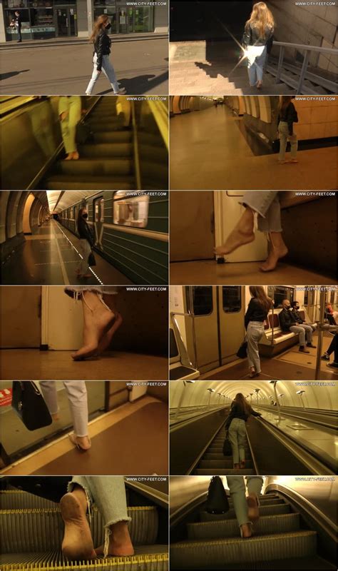 A Barefoot Blonde Part City Feet Full HD MP