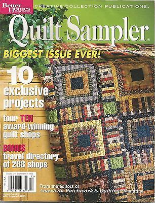 BETTER HOMES GARDENS QUILT SAMPLER Magazine Biggest Issue Ever W