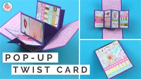 How To Make A Pop Up Twist Card Step By Step With Narrated