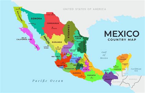 México país mapa 20535875 Vetor no Vecteezy