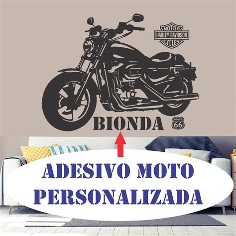 Adesivo Parede Moto Harley Davidson Custom Sportster Xl 1200