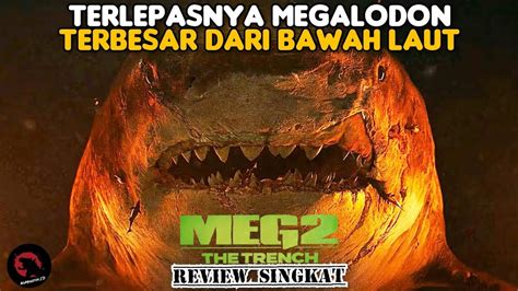 MEGALODON TERBESAR LEPAS DARI HABITATNYA Review Trailer Meg 2 The