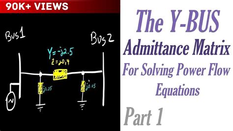 The Ybus Admittance Matrix For Solving Power Flow Equations Part 1