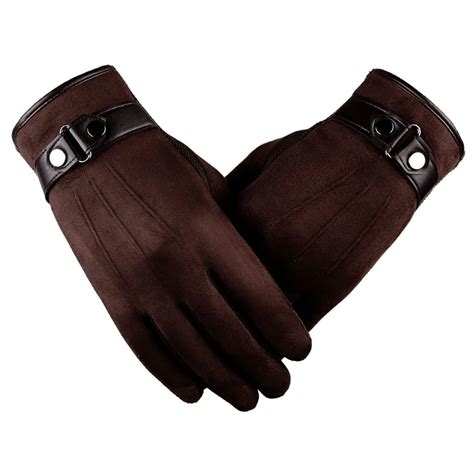 Better warm winter mens gloves ,Faux suede Leather,Black leather gloves,male leather gloves ...