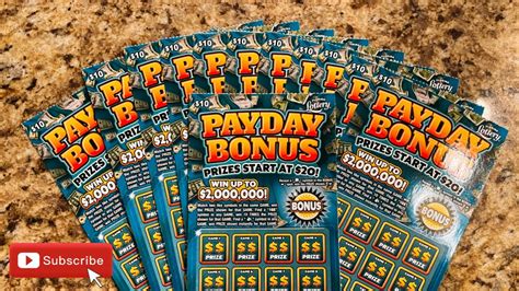 PAYDAY BONUS Florida Scratch Offs YouTube