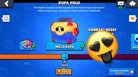 5000 Kupa Oldum Brawl Stars Youtube