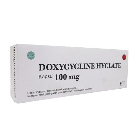 Doxycyline Hyclate Pt Pyridam Farma Tbk