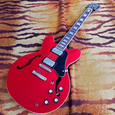 Jual Gitar Elektrik Custom Replika Gibson ES 335 Candy Apple Red - Kab ...