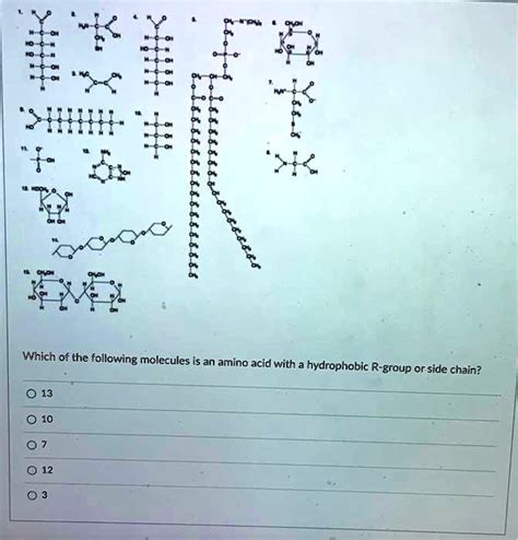 Which Of The Following Molecules Is An Amino Acid With A