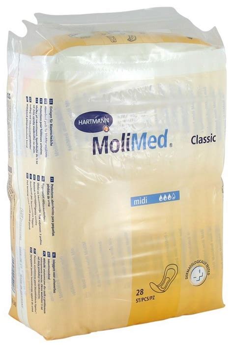 Molimed Classic Midi 28PK - Comfortable Absorbent Pads for Moderate ...