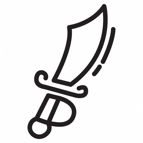 Pirates Ancient Mythological Legend Sword Blade Weapon Icon