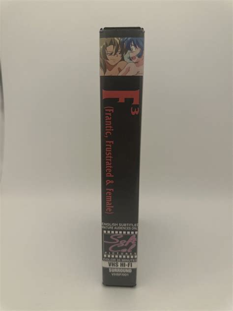 F3 Frantic Frustrated And Female Vhs Tape Japanese Anime Subtitled 1994 Vhsnacl Ebay