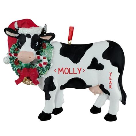 Cow Ornaments Archives Personalized Ornaments For You