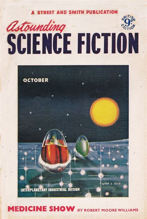 Astounding Science Fiction October Cover Art Austin R Baer