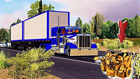 World Truck Driving Simulator PETERBILT 359 Motor CATERPILLAR C15