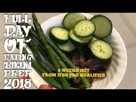 BIKINI PREP SERIES FULL DAY OF EATING Weeks Out Juli S