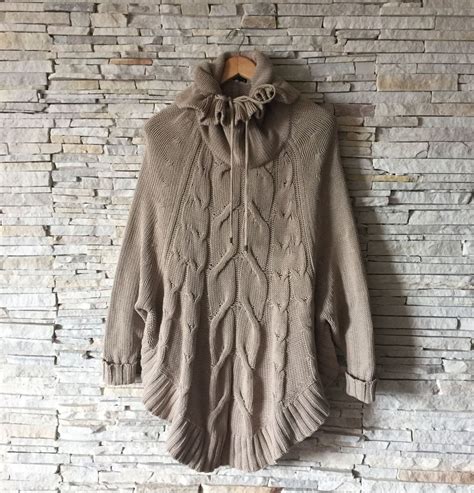 Poncho Poderoso Areia Nude Bege Blusa Feminina Anselmi Usado 20901972