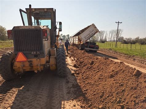 Avanzan las obras del camino a El Mangrullo La Mañana