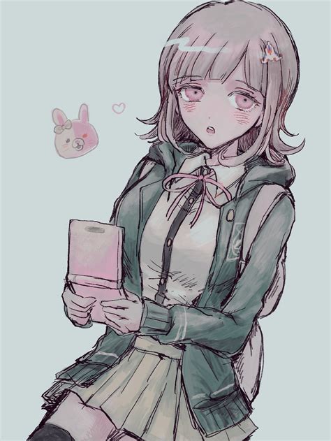 Nanami Chiaki And Monomi Danganronpa And 2 More Drawn By Onom 555