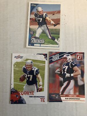 Topps Football Rob Gronkowski Rc Rookie Bonus Score And