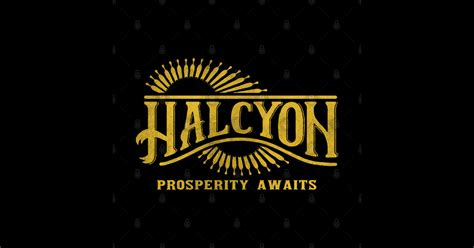 Halycon Logo The Outer Worlds The Outer Worlds Sticker Teepublic