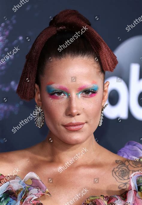 Singer Halsey Wearing Marc Jacobs Dress Editorial Stock Photo Stock