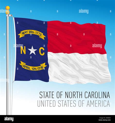 North Carolina Flag Vector