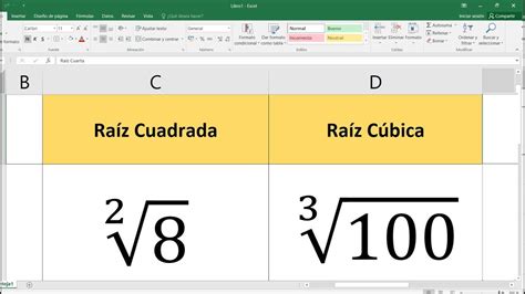 C Mo Calcular La Ra Z Cuadrada En Excel