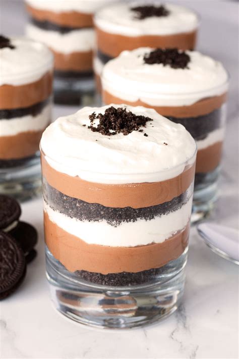 Layered Chocolate Mousse Parfait Decadent Borrowed Bites