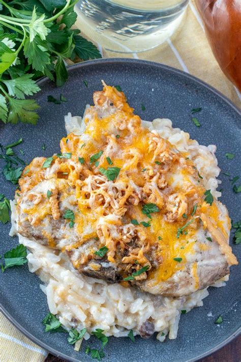 Cheesy Pork Chop And Potato Casserole Cooking With Carlee