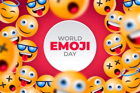 Ilustra O Realista Do Emoji Dia Do Mundo D Vetor Gr Tis 24640 The