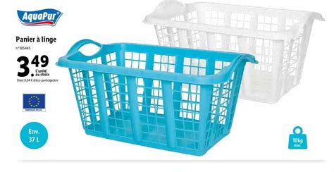 Promo Aquapur Panier à Linge chez Lidl iCatalogue fr