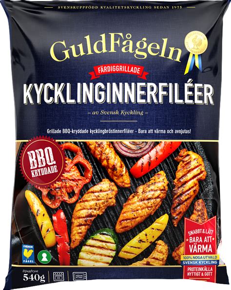 Grillade Innerfiléer Barbecue Guldfågeln