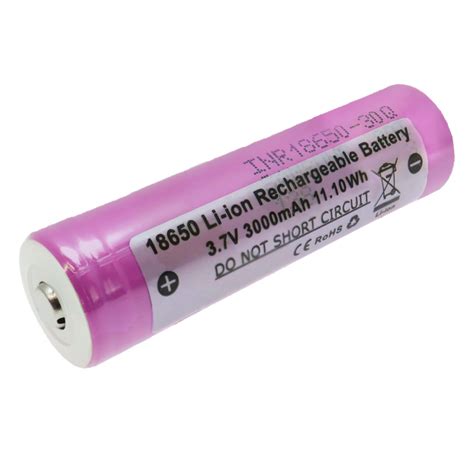 18650 Samsung 3000mah Inr18650 30q High Discharge Button Top