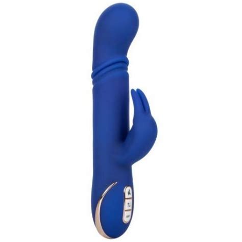 Jack Rabbit Signature Heated Silicone Thrusting G Rabbit Blue Sex