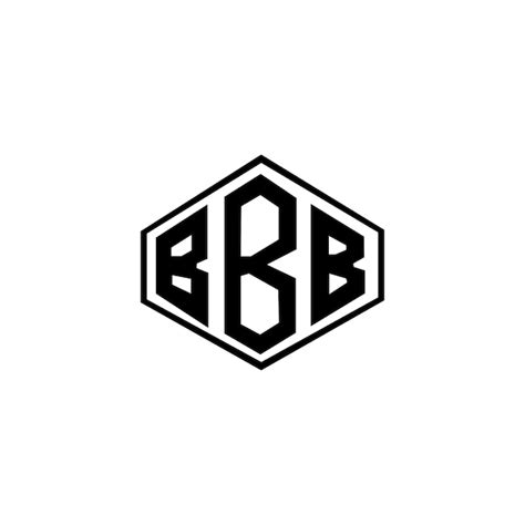 El Dise O Del Logotipo Del S Mbolo De La Fuente Bbb Monograma Vectorial