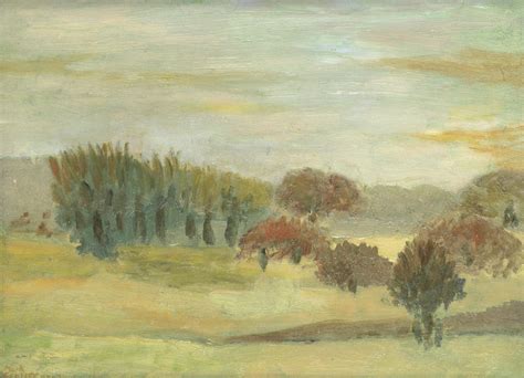 Trees At Banchory Sanatorium Scotland By Mark Gertler Artvee