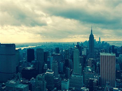 Architecture Blue Sky Buildings Business City Cityscape Clouds