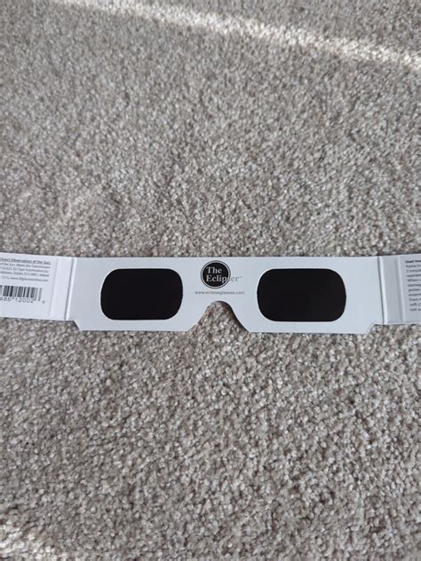 American Paper Optics Solar Eclipse Safety Glasses Single Pair Nasa