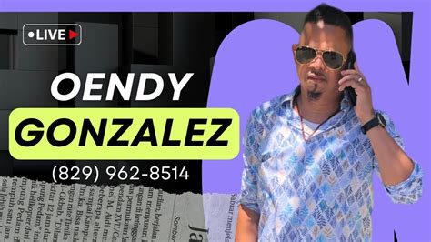 Oendy Gonzalez Oficial está en vivo YouTube