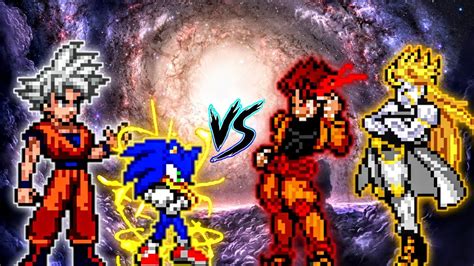 Sonic Chaos OP Goku DBS V3 5 VS Demon Lord Dio V3 Dio Over Heaven