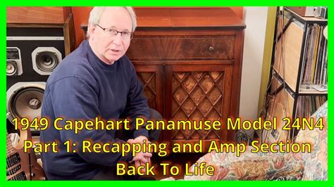 1949 CapeHart Panamuse Model 24N4 Re Capping And Bringing Amplifier