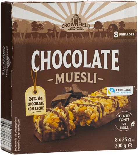 Crownfield Lidl Chocolate Muesli Rótulo