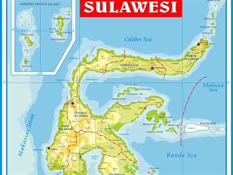 Sulawesi map design by eprihad on Dribbble