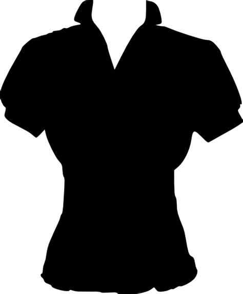 Clothing Women Cute Blouse clip art Free Vector / 4Vector