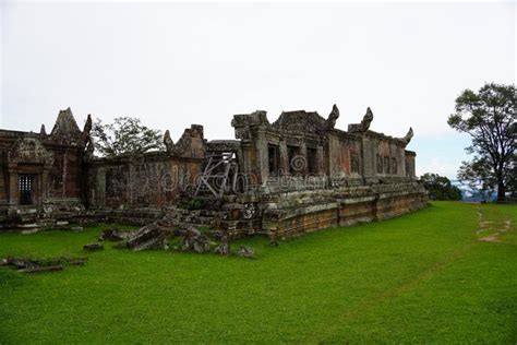 Preah Vihear Temple in Cambodia Stock Photo - Image of linga ...