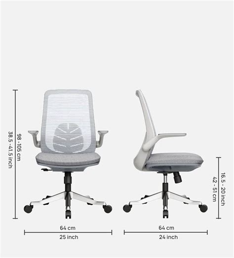 Mid Back Executive Revolving Office Chair Leaf Black At Rs In